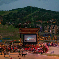 Coca-Cola Movies on the Mountain at Steamboat Resort.