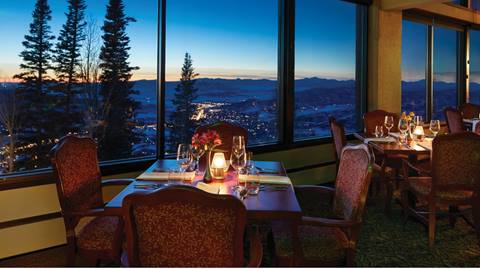 Hazie's night dining at Steamboat Resort.