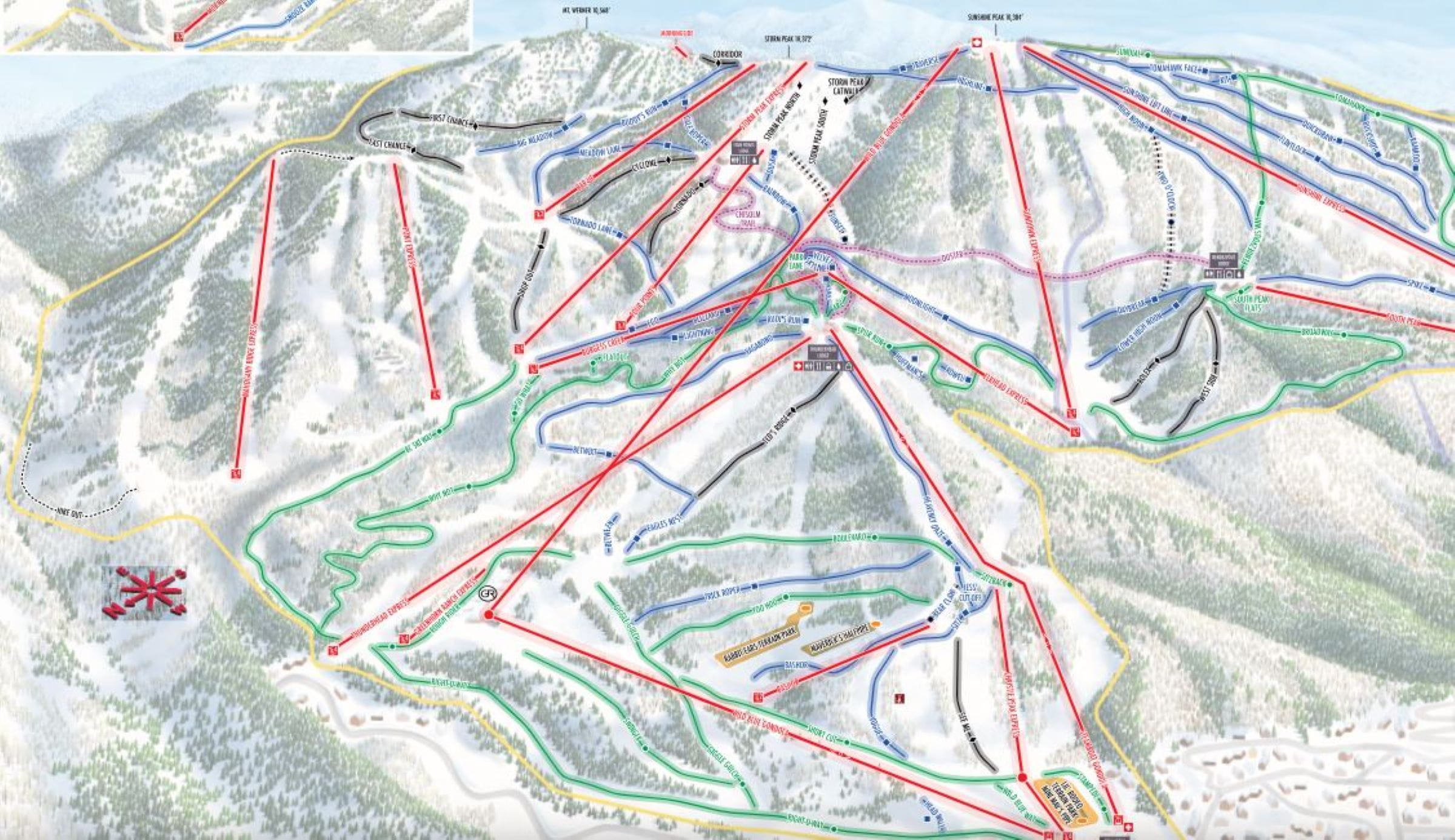 Trails and Maps at Steamboat Ski Resort