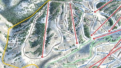 Map of Mahogany Ridge at Steamboat Resort