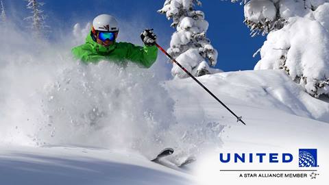 United Airlines Winter Image