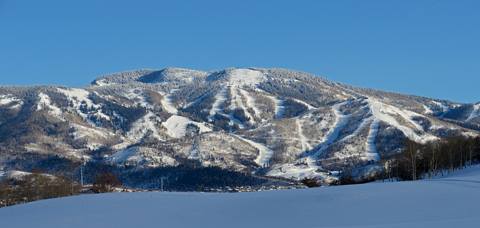 snow covered Mt. Werner