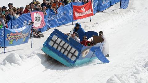 cardboard box race